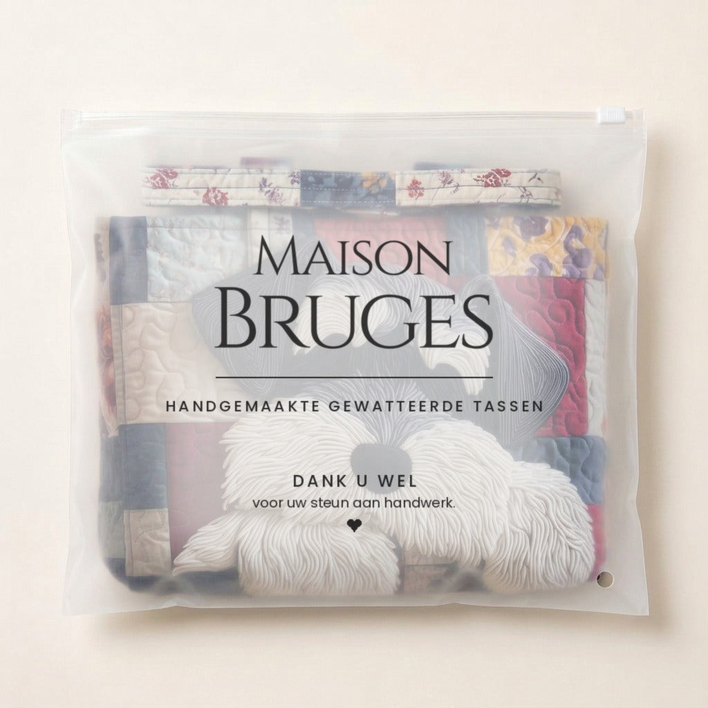 Noble Schnauzer Sac Fait Main dans sa pochette Maison Bruges