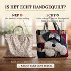 Noble Schnauzer Sac Fait Main : vrai matelassage ou impression plate