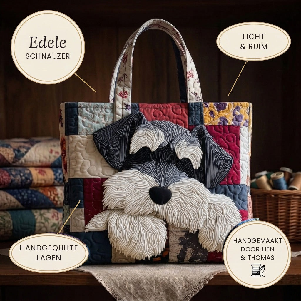 Noble Schnauzer Sac Fait Main – détails : léger et spacieux, couches matelassées