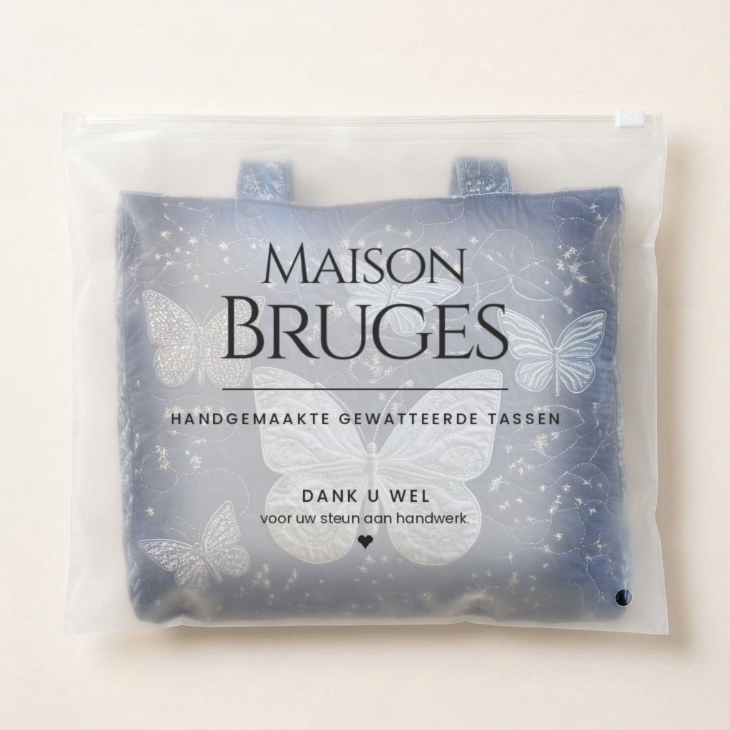 Aile d'Argent Sac Fait Main dans sa pochette Maison Bruges