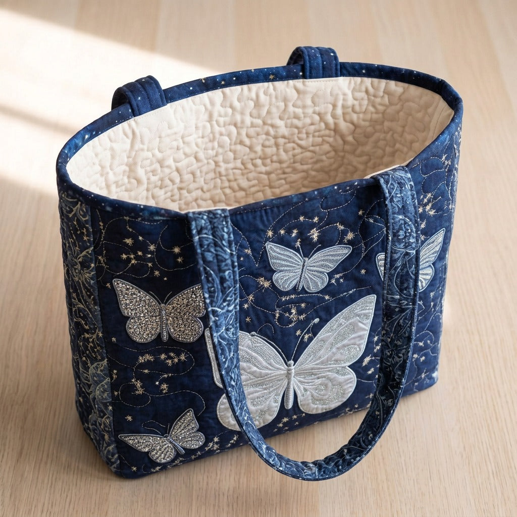 Aile d'Argent Sac Fait Main – sac ouvert avec doublure matelassée