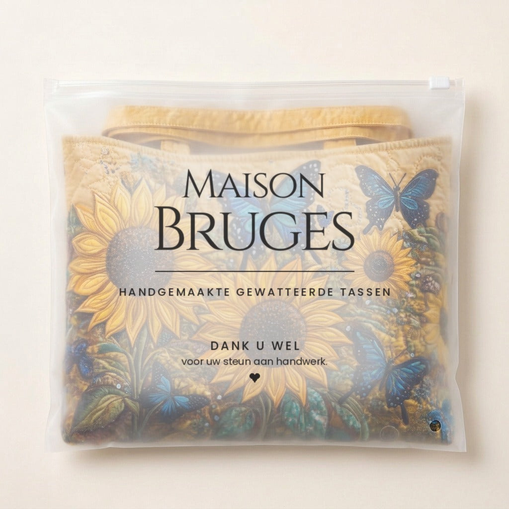 Ailes d'Été Sac Fait Main dans sa pochette Maison Bruges