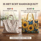 Ailes d'Été Sac Fait Main : vrai matelassage ou impression plate