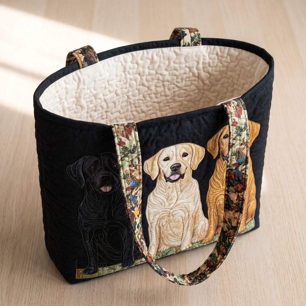 Trio Doré Sac Fait Main – sac ouvert avec doublure matelassée