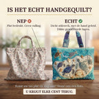 Amour de Tortues Sac Fait Main : vrai matelassage ou impression plate