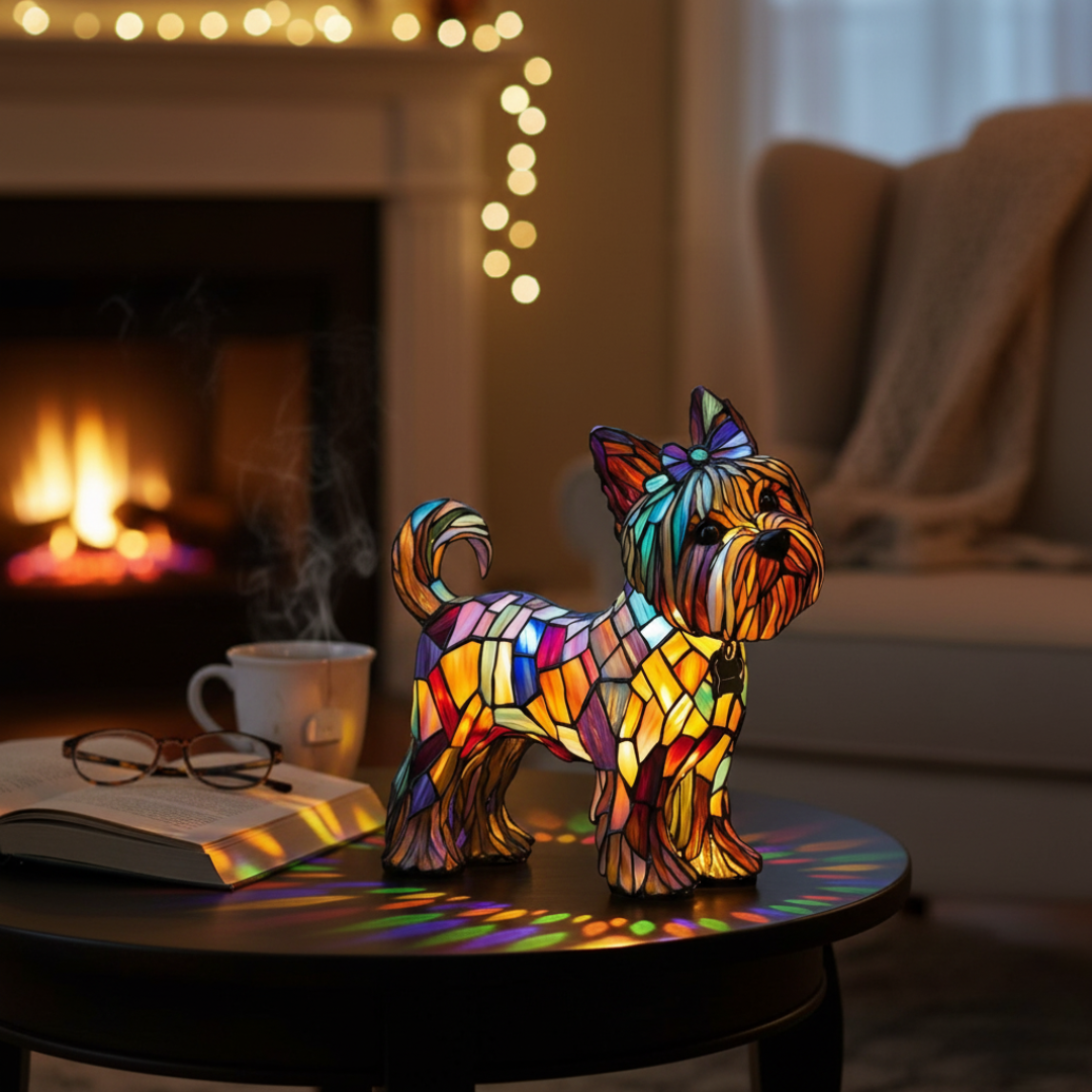 Gouden Terriër Lamp