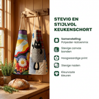 Kenmerken gewatteerd keukenschort