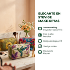 Kenmerken van de gewatteerde make-uptas