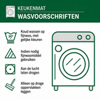 Lot de tapis de cuisine – entretien : lavage à froid en cycle délicat, séchage à l'air libre