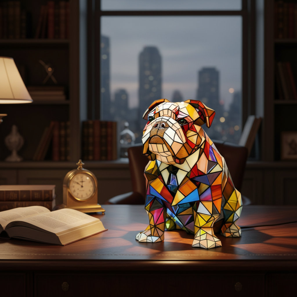 Elegante Bulldog Lamp