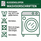 Pillowcase washing instructions