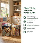 Productdetails van de gewatteerde wasmand