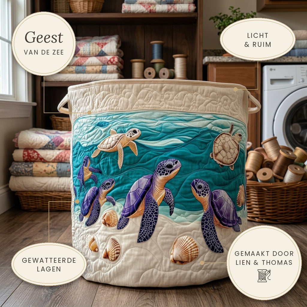 Gewatteerde wasmand Geest van de zee op een plank, met de belangrijkste kenmerken
