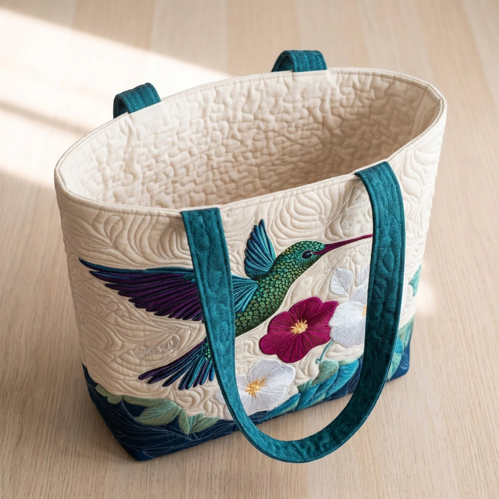 Joyau du Jardin Sac Matelassé – sac ouvert avec doublure matelassée