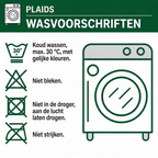 Blanket washing instructions