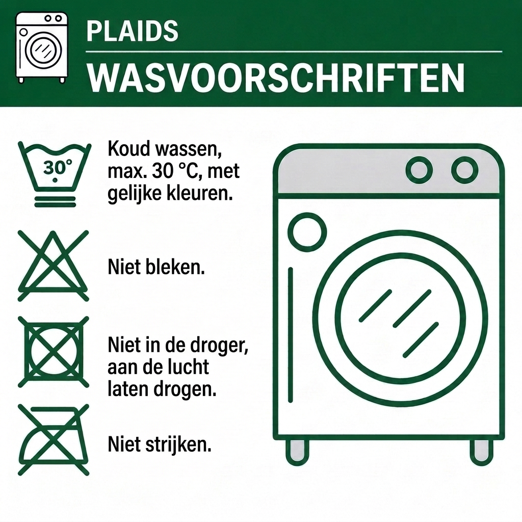 Blanket washing instructions
