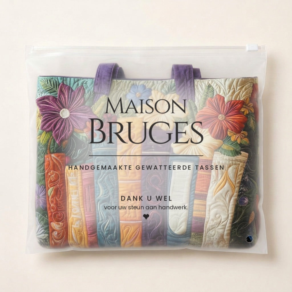 Coin Littéraire Sac Matelassé dans sa pochette Maison Bruges