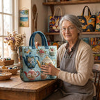 Lien dans son atelier avec le Floraison du Jardin Sac Matelassé