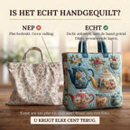 Floraison du Jardin Sac Matelassé : vrai matelassage ou impression plate