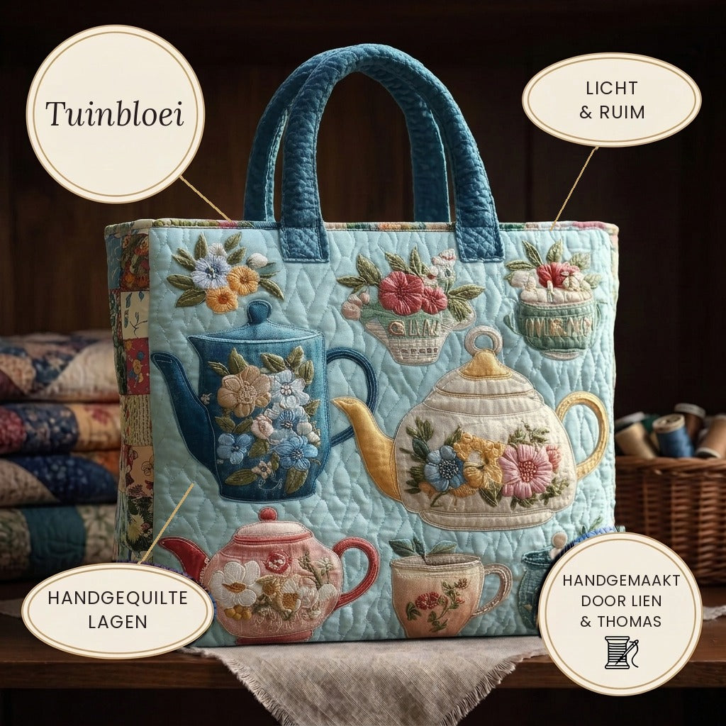 Floraison du Jardin Sac Matelassé – détails : léger et spacieux, couches matelassées