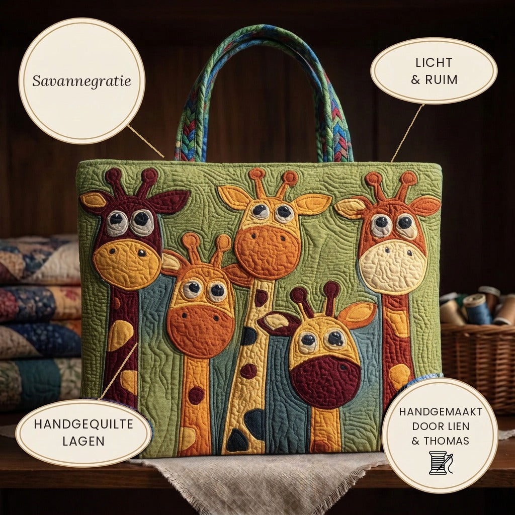 Grâce de la Savane Sac Matelassé – détails : léger et spacieux, couches matelassées