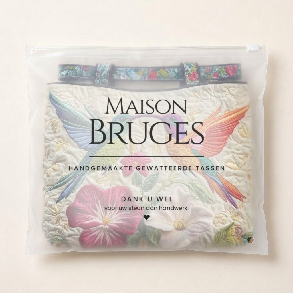 Fleur & Aile Sac Matelassé dans sa pochette Maison Bruges