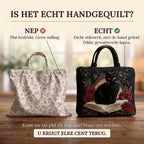 Chat de Minuit Sac Artisanal Matelassé : vrai matelassage ou impression plate