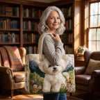 Chien Enchanté Sac Artisanal Matelassé – tote bag matelassé porté à l’épaule
