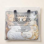 Chatons Rêveurs Sac Artisanal Matelassé dans sa pochette Maison Bruges