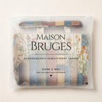 Jardin Bibliothèque Tote Bag Matelassé dans sa pochette Maison Bruges