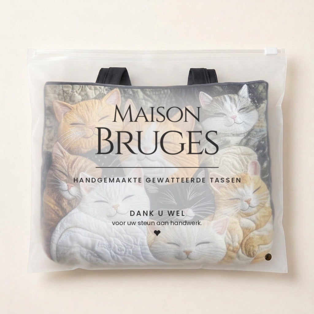 Pure Rêverie Tote Bag Matelassé dans sa pochette Maison Bruges