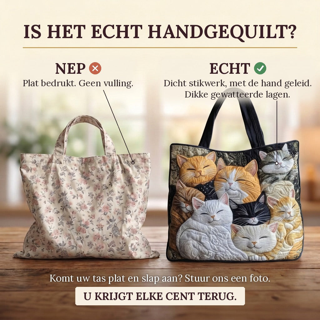 Pure Rêverie Tote Bag Matelassé : vrai matelassage ou impression plate